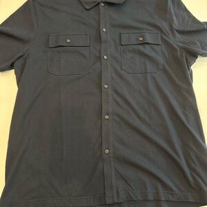 Banana Republic Dark Blue Casual Button Down Shirt